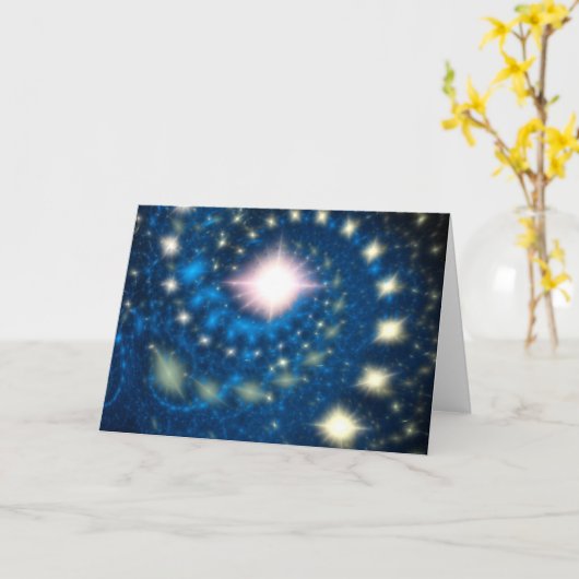 Carte Starry, Starry Night (Fleur jaune)