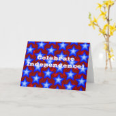 Carte Stars Design Motif (Fleur jaune)