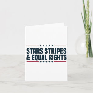 Carte Stars Stripes Et Égalité Des Droits 4 juillet Femm