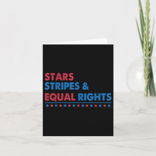 Carte Stars Stripes Et Égalité Des Droits Des Femmes 4e