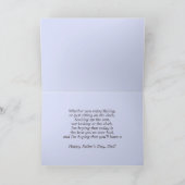 Carte Station d'accueil pour Fêtes des pères relaxantes (Intérieur)