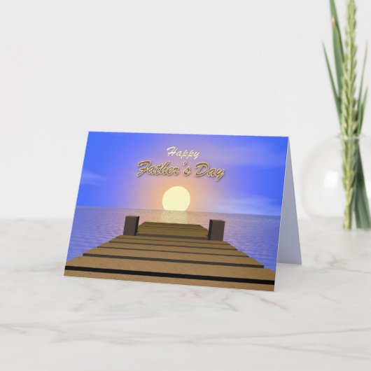 Carte Station d'accueil pour Fêtes des pères relaxantes (Devant)