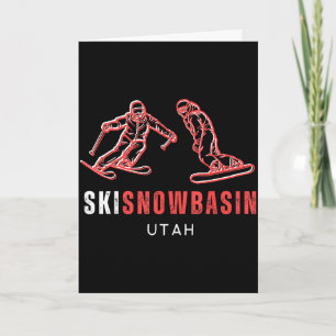 Carte Station de ski Snowbasin Utah ski