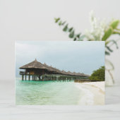 Carte Station maldivienne (Debout devant)