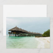 Carte Station maldivienne (Devant / Derrière)