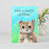 Carte stationnaire Joy inattendue (Debout devant)