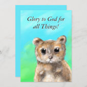 Carte stationnaire Joy inattendue (Devant / Derrière)