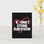 Carte Stations Chirurgie Survivant Maladie du rein Image (Fleur jaune)