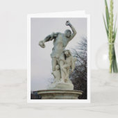 Carte Statue à l'avenue des Champs-Élysées, Paris, Franc (Devant)