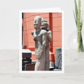 Carte Statue à l'extérieur du Musée du Caire, Égypte (Devant)