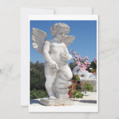 Carte Statue Angel En Blanc (Devant)