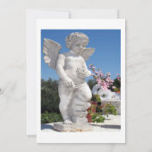Carte Statue Angel En Blanc (Dos)