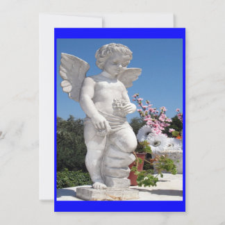 Carte Statue Angel En Bleu