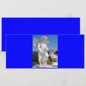 Carte Statue Angel En Bleu V (Devant / Derrière)