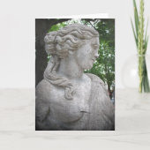 Carte Statue dans le parc (Devant)