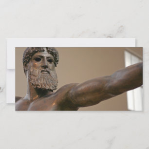 Carte Statue de bronze de Zeus à Athènes Grèce
