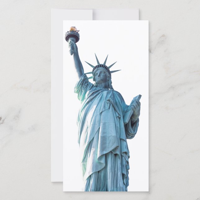 Carte Statue de la liberté (Devant)