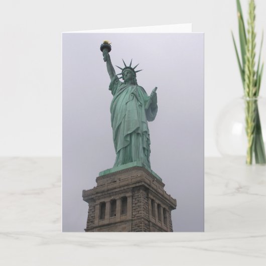 Carte Statue de la liberté (Devant)