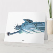 Carte Statue de la liberté (Dos)