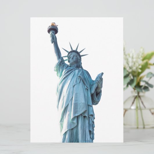 Carte Statue de la liberté (Debout devant)
