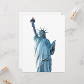 Carte Statue de la liberté (Devant/Arrière en situation)