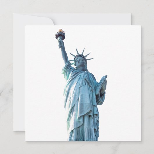 Carte Statue de la liberté (Devant)