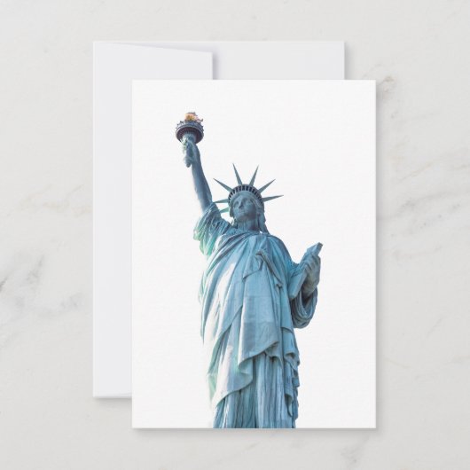 Carte Statue de la liberté (Devant)