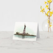 Carte Statue De La Liberté, 1900 (Fleur jaune)