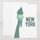 Carte Statue de la Liberté de New York (Devant / Derrière)