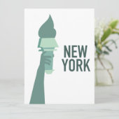 Carte Statue de la Liberté de New York (Debout devant)