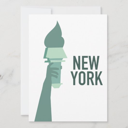 Carte Statue de la Liberté de New York (Devant)