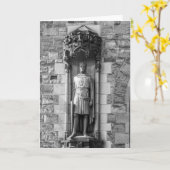 Carte Statue de Robert le Bruce au château d'Edimbourg (Fleur jaune)