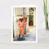 Carte Statue de rue espagnole, ville de Valence, Espagne (Devant)