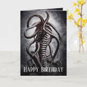 Carte Statue déplaisante d'une entité Alien ancienne (Fleur jaune)