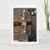 Carte Statue du temple de Karnak, Louxor, Egypte, (Devant)