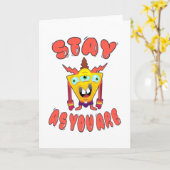 Carte Stay as (Fleur jaune)