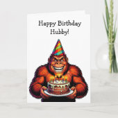 Carte Stay Wild & Celebrate Big | Bigfoot Birthday (Devant)