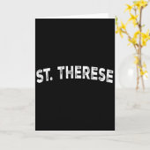 Carte Ste Thérèse (Fleur jaune)