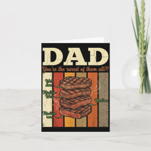 Carte Steak Bbq Papa Le Plus Rare Des Fêtes Des Pères