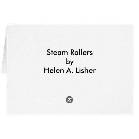 Carte Steam Rollers (Dos Horizontal)