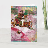 Carte Steampunk Dream Anniversaire (Devant)