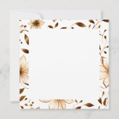 Carte Steampunk Gothique noir Rose blanc (Dos)