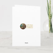 Carte Steampunk Lapin de Pâques Guerrier Angel (Dos)