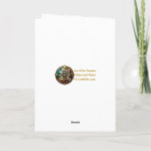 Carte Steampunk Le Portrait Homme Tin avec Citation (Dos)