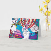 Carte Steampunk Note - Steampunk 22 (Fleur jaune)