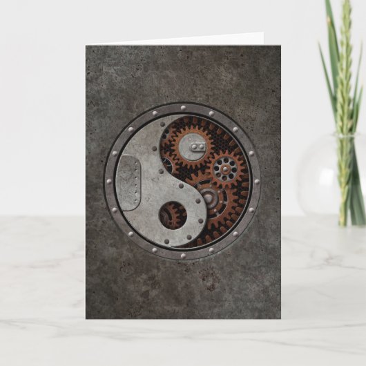 Carte Steampunk Yin Yang (Devant)