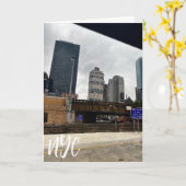 Carte Steel & Sky NYC (Fleur jaune)