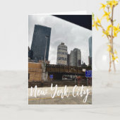 Carte Steel & Sky NYC (Fleur jaune)