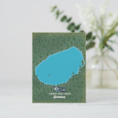 Carte Steinhuder Meer Allemagne (Debout devant)