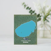 Carte Steinhuder Meer Allemagne (Debout devant)